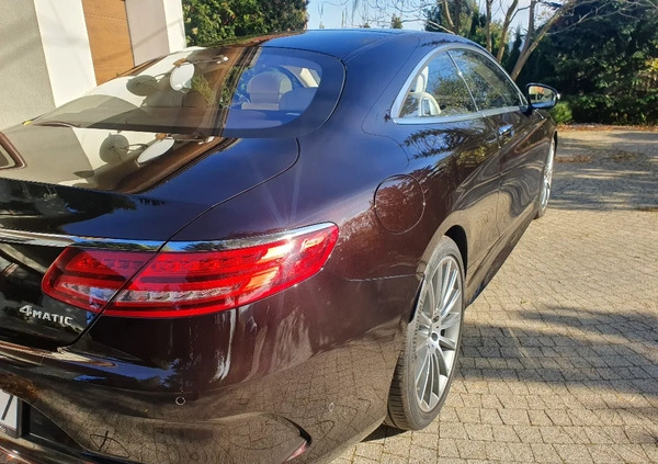 Mercedes-Benz Klasa S cena 405000 przebieg: 35000, rok produkcji 2017 z Ogrodzieniec małe 232